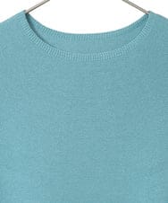 PYFGD22290 CHRISTIAN AUJARD(小さいサイズ)(メゾン ドゥ サンク) リネンライクホールガーメントニット ライトブルー