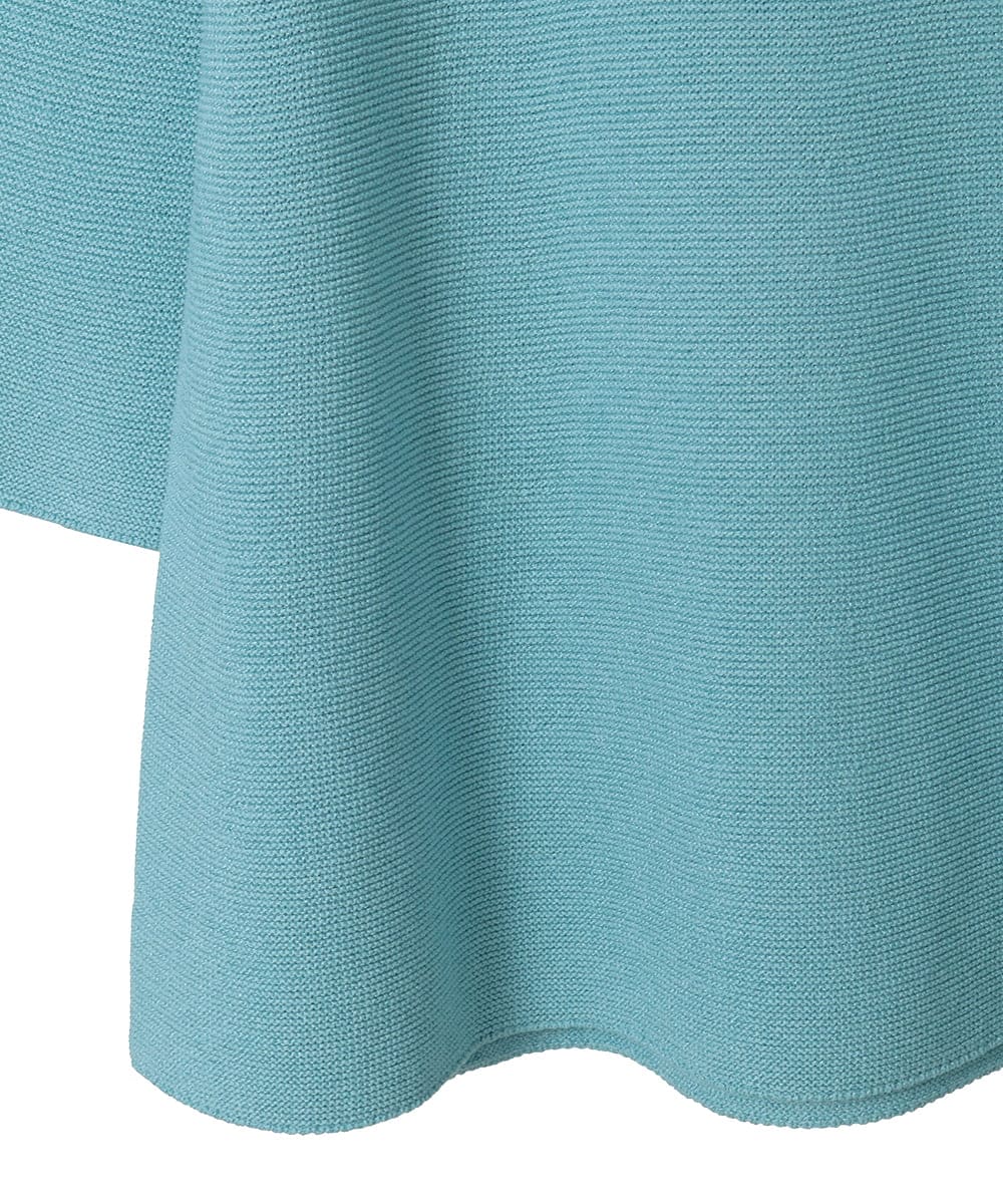 PYFGD22290 CHRISTIAN AUJARD(小さいサイズ)(メゾン ドゥ サンク) リネンライクホールガーメントニット ライトブルー