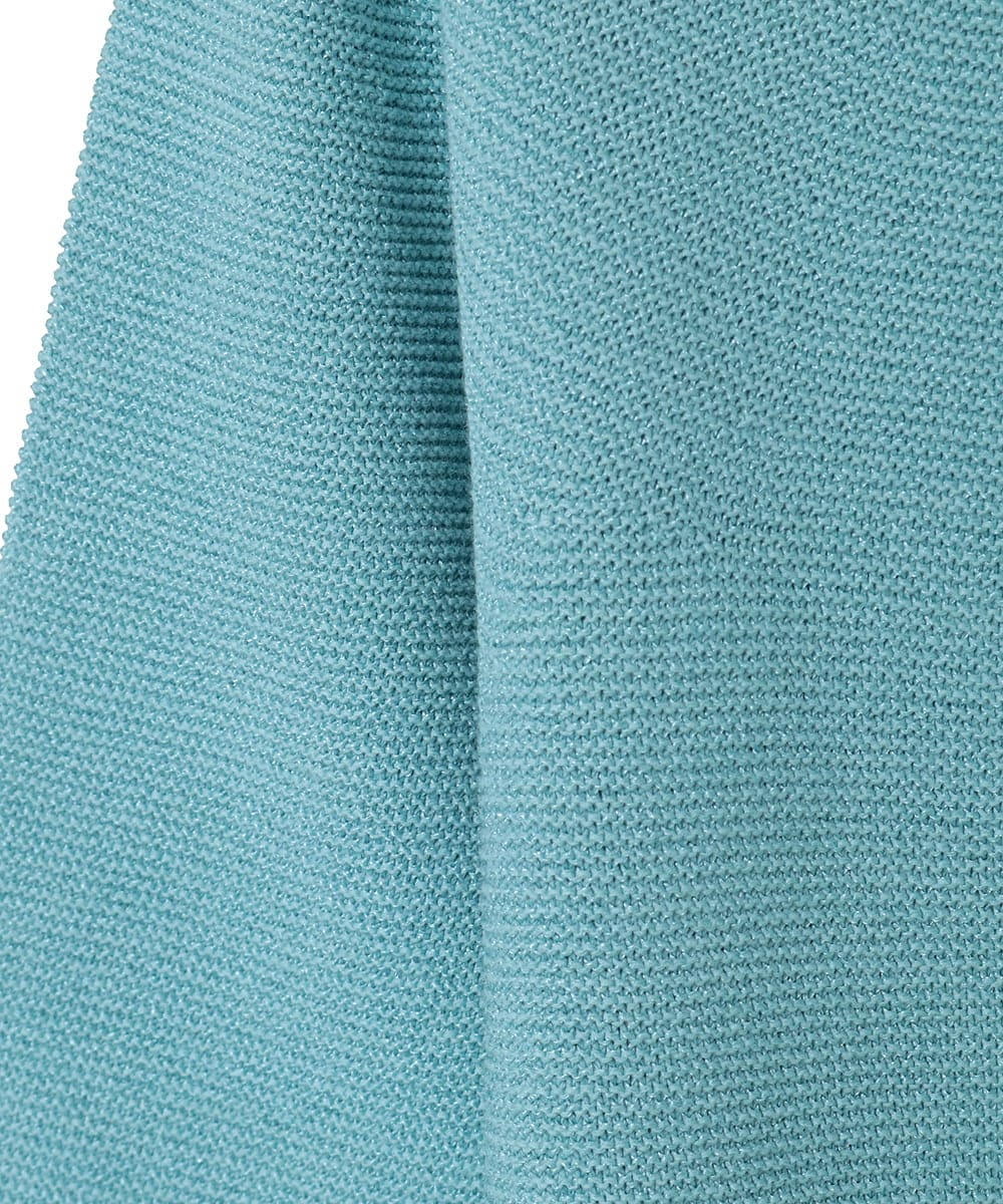 PYFGD22290 CHRISTIAN AUJARD(小さいサイズ)(メゾン ドゥ サンク) リネンライクホールガーメントニット ライトブルー