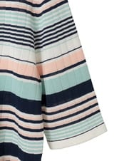 PYFGD27270 CHRISTIAN AUJARD(小さいサイズ)(メゾン ドゥ サンク) マルチボーダーニットプルオーバー ブルー系