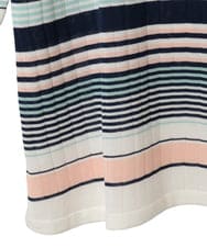 PYFGD27270 CHRISTIAN AUJARD(小さいサイズ)(メゾン ドゥ サンク) マルチボーダーニットプルオーバー ブルー系