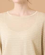 PYFGD56350 CHRISTIAN AUJARD(小さいサイズ)(メゾン ドゥ サンク) メタリックヤーンプルオーバー ゴールド