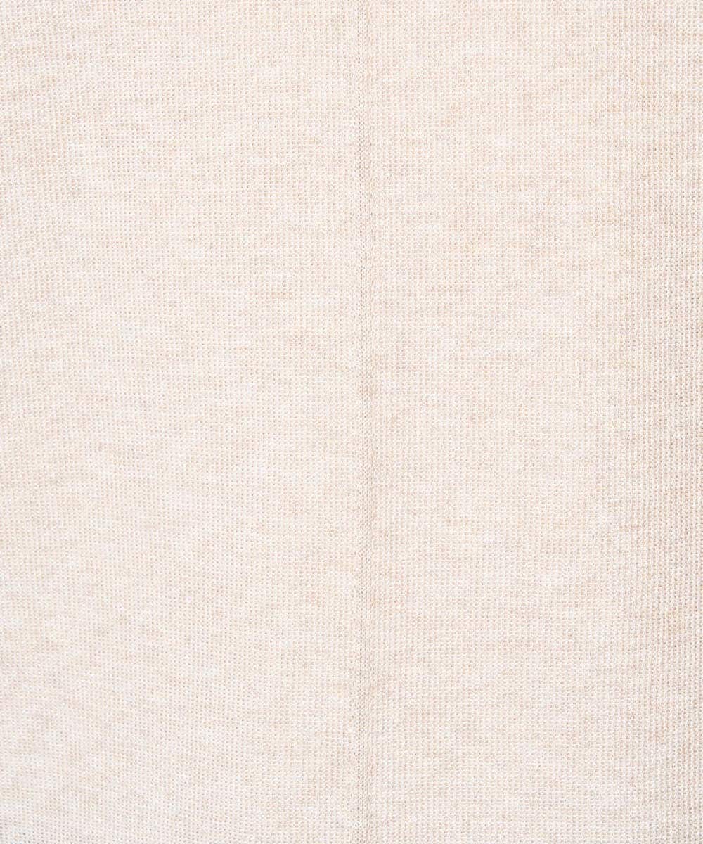 PYFHA05270 CHRISTIAN AUJARD(小さいサイズ)(メゾン ドゥ サンク) [アンサンブル対応]ドライタッチニットトップス ベージュ