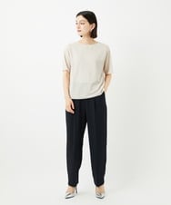 PYFHA05270 CHRISTIAN AUJARD(小さいサイズ)(メゾン ドゥ サンク) [アンサンブル対応]ドライタッチニットトップス ベージュ
