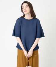 PYFHW04300 CHRISTIAN AUJARD(小さいサイズ)(メゾン ドゥ サンク) ラメデザインニット ネイビー