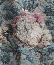 PYHAD16450 CHRISTIAN AUJARD(小さいサイズ)(メゾン ドゥ サンク) ゴブランフラワープリントスカート ブルー系