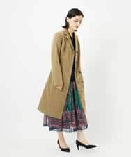 PYHAE02690 CHRISTIAN AUJARD(小さいサイズ)(メゾン ドゥ サンク) [セットアップ対応]RATTIペイズリープリントスカート ピンク×ネイビー系