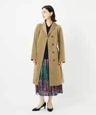 PYHAE02690 CHRISTIAN AUJARD(小さいサイズ)(メゾン ドゥ サンク) [セットアップ対応]RATTIペイズリープリントスカート ピンク×ネイビー系