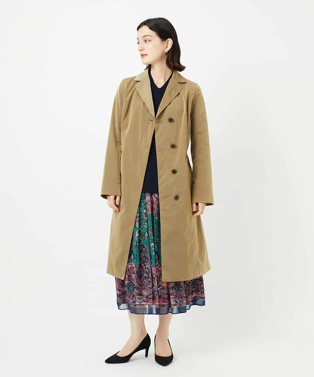 PYHAE02690 CHRISTIAN AUJARD(小さいサイズ)(メゾン ドゥ サンク) [セットアップ対応]RATTIペイズリープリントスカート ピンク×ネイビー系