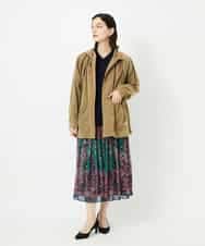 PYHAE02690 CHRISTIAN AUJARD(小さいサイズ)(メゾン ドゥ サンク) [セットアップ対応]RATTIペイズリープリントスカート ピンク×ネイビー系