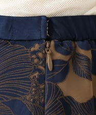 PYHAG34450 CHRISTIAN AUJARD(小さいサイズ)(メゾン ドゥ サンク) [セットアップ対応]ラインオパールフラワースカート ネイビー