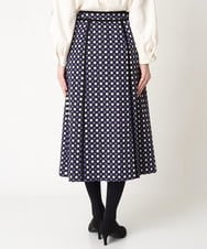 PYHAW28330 CHRISTIAN AUJARD(小さいサイズ)(メゾン ドゥ サンク) ジオメトリックジャガードスカート パープル系
