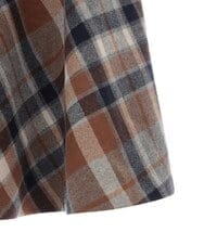 PYHAW45450 CHRISTIAN AUJARD(小さいサイズ)(メゾン ドゥ サンク) オリジナルチェックスカート ブラウン系