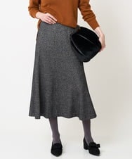 PYHCD09390 CHRISTIAN AUJARD(小さいサイズ)(メゾン ドゥ サンク) [セットアップ対応]ラメジャージースカート ブラック