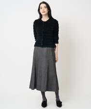 PYHCD09390 CHRISTIAN AUJARD(小さいサイズ)(メゾン ドゥ サンク) [セットアップ対応]ラメジャージースカート ブラック