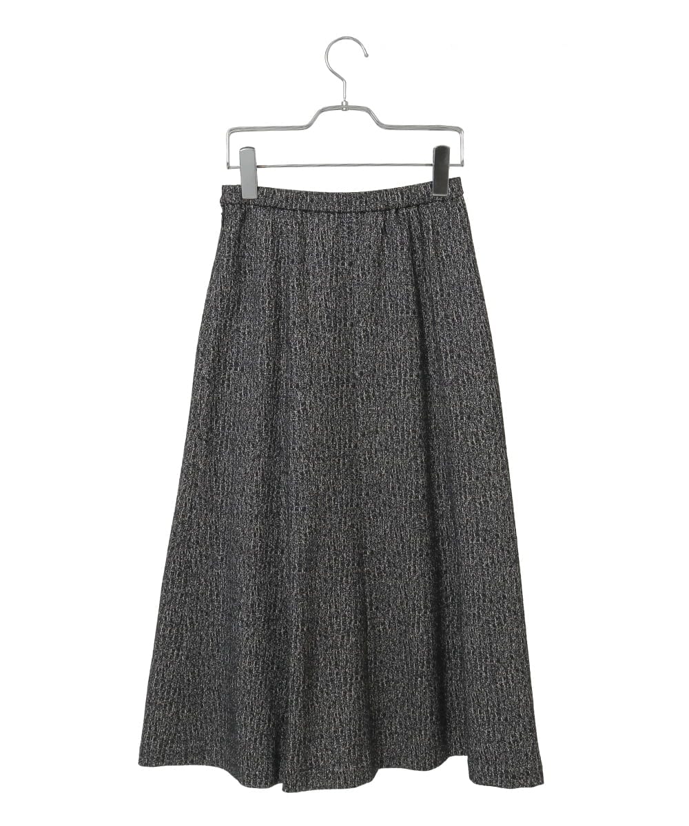 PYHCD09390 CHRISTIAN AUJARD(小さいサイズ)(メゾン ドゥ サンク) [セットアップ対応]ラメジャージースカート ブラック