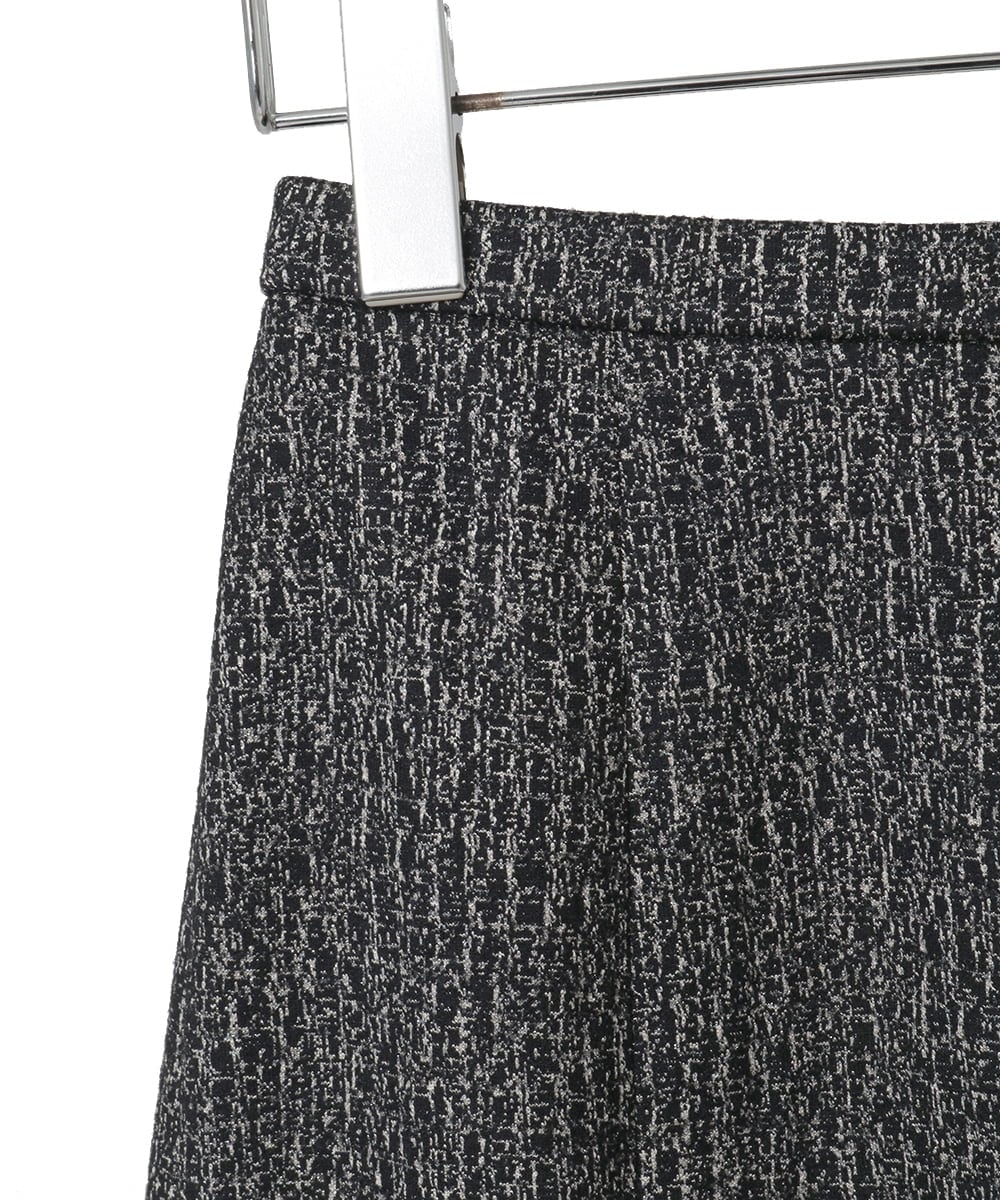 PYHCD09390 CHRISTIAN AUJARD(小さいサイズ)(メゾン ドゥ サンク) [セットアップ対応]ラメジャージースカート ブラック