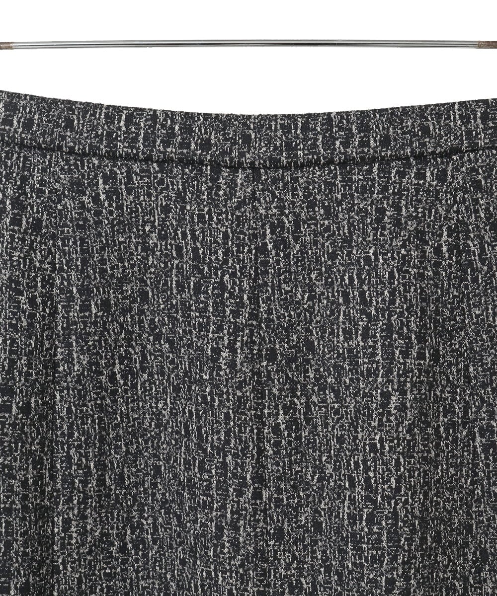 PYHCD09390 CHRISTIAN AUJARD(小さいサイズ)(メゾン ドゥ サンク) [セットアップ対応]ラメジャージースカート ブラック