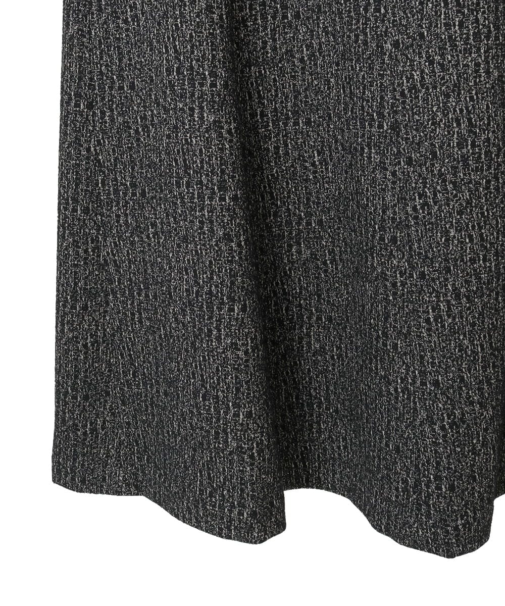 PYHCD09390 CHRISTIAN AUJARD(小さいサイズ)(メゾン ドゥ サンク) [セットアップ対応]ラメジャージースカート ブラック