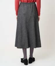 PYHCD09390 CHRISTIAN AUJARD(小さいサイズ)(メゾン ドゥ サンク) [セットアップ対応]ラメジャージースカート ブラック