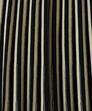 PYHES37440 CHRISTIAN AUJARD(小さいサイズ)(メゾン ドゥ サンク) 【セットアップ対応】デザインプリーツニットスカート ブラック×ベージュ