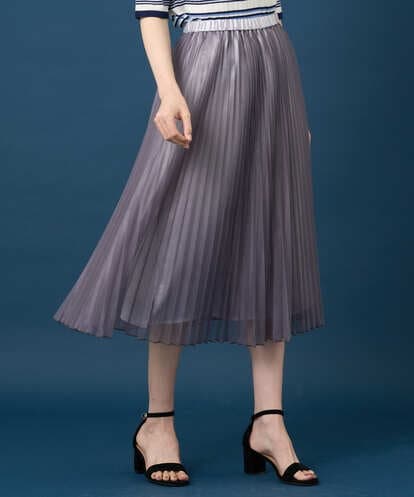 PYHGD30390 CHRISTIAN AUJARD(小さいサイズ) ブライトオーガンジープリーツスカート