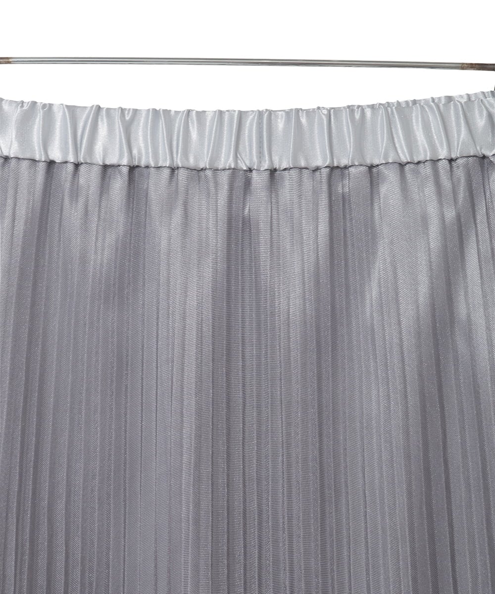 PYHGD30390 CHRISTIAN AUJARD(小さいサイズ)(メゾン ドゥ サンク) ブライトオーガンジープリーツスカート グレー