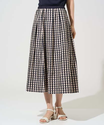 PYHGE09430  [セットアップ対応]シャンブレーチェックスカート