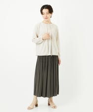 PYHHA03450 CHRISTIAN AUJARD(小さいサイズ)(メゾン ドゥ サンク) [セットアップ対応]プリーツスカート カーキ