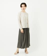 PYHHA03450 CHRISTIAN AUJARD(小さいサイズ)(メゾン ドゥ サンク) [セットアップ対応]プリーツスカート カーキ