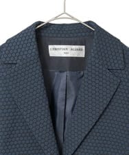 PYJAD01700 CHRISTIAN AUJARD(小さいサイズ)(メゾン ドゥ サンク) [セットアップ対応]オリジナルジャガードジャケット ネイビー