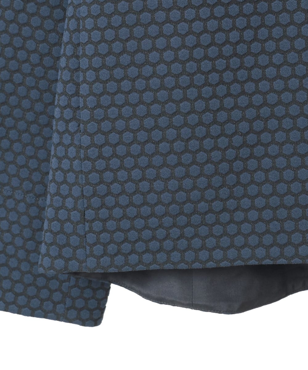 PYJAD01700 CHRISTIAN AUJARD(小さいサイズ)(メゾン ドゥ サンク) [セットアップ対応]オリジナルジャガードジャケット ネイビー