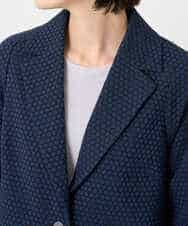 PYJAD01700 CHRISTIAN AUJARD(小さいサイズ)(メゾン ドゥ サンク) [セットアップ対応]オリジナルジャガードジャケット ネイビー