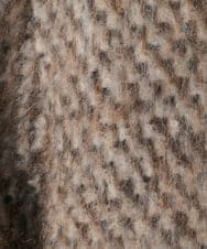 PYJAD30690 CHRISTIAN AUJARD(小さいサイズ)(メゾン ドゥ サンク) シャギーオーバージャケットコート ブラウン