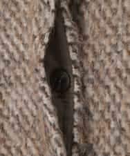 PYJAD30690 CHRISTIAN AUJARD(小さいサイズ)(メゾン ドゥ サンク) シャギーオーバージャケットコート ブラウン