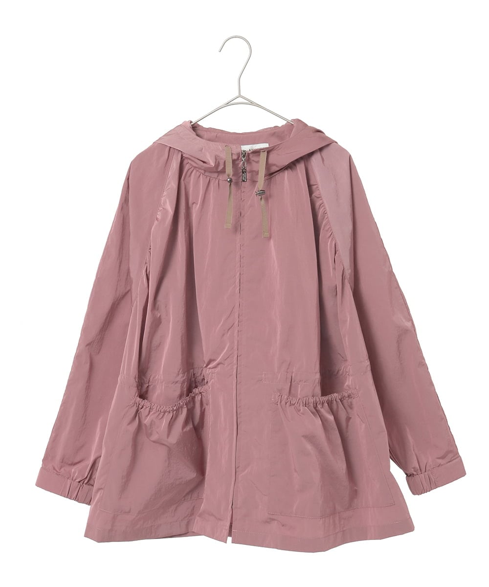 PYJAE10590 CHRISTIAN AUJARD(小さいサイズ)(メゾン ドゥ サンク) シャンブレージップアップブルゾン ブラウン