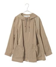 PYJAE10590 CHRISTIAN AUJARD(小さいサイズ)(メゾン ドゥ サンク) シャンブレージップアップブルゾン ブラウン