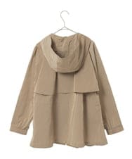 PYJAE10590 CHRISTIAN AUJARD(小さいサイズ)(メゾン ドゥ サンク) シャンブレージップアップブルゾン ブラウン