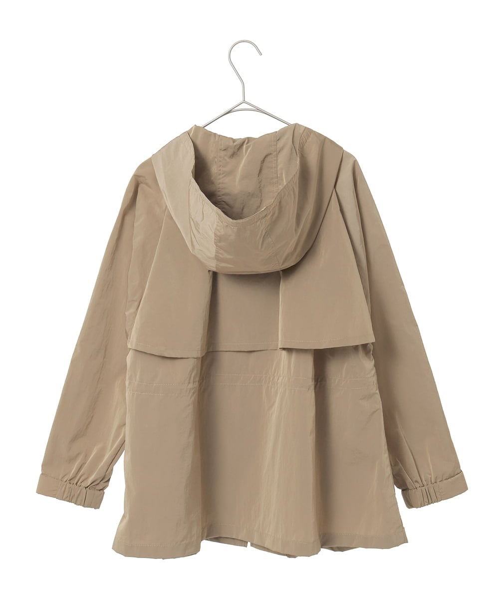 PYJAE10590 CHRISTIAN AUJARD(小さいサイズ)(メゾン ドゥ サンク) シャンブレージップアップブルゾン ブラウン