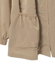 PYJAE10590 CHRISTIAN AUJARD(小さいサイズ)(メゾン ドゥ サンク) シャンブレージップアップブルゾン ブラウン