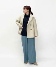 PYJAS61630 CHRISTIAN AUJARD(小さいサイズ)(メゾン ドゥ サンク) ループツイードジャケット ベージュ