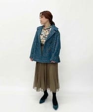 PYJAS61630 CHRISTIAN AUJARD(小さいサイズ)(メゾン ドゥ サンク) ループツイードジャケット ベージュ