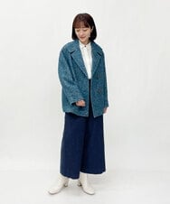 PYJAS61630 CHRISTIAN AUJARD(小さいサイズ)(メゾン ドゥ サンク) ループツイードジャケット ベージュ