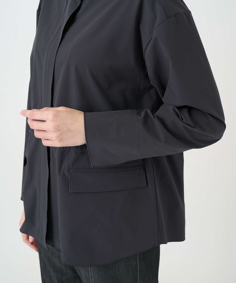 PYJEE16490 CHRISTIAN AUJARD(小さいサイズ)(メゾン ドゥ サンク) [軽い]タフタジップジャケット ライトグレー