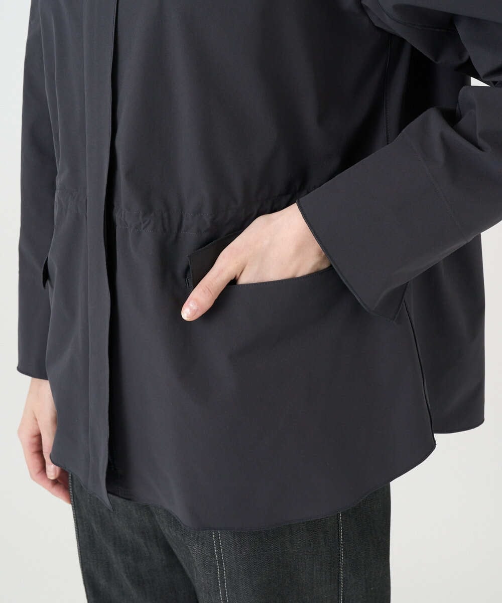 PYJEE16490 CHRISTIAN AUJARD(小さいサイズ)(メゾン ドゥ サンク) [軽い]タフタジップジャケット ライトグレー