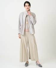 PYJEE16490 CHRISTIAN AUJARD(小さいサイズ)(メゾン ドゥ サンク) [軽い]タフタジップジャケット ライトグレー