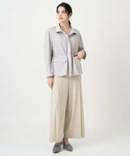 PYJEE16490 CHRISTIAN AUJARD(小さいサイズ)(メゾン ドゥ サンク) [軽い]タフタジップジャケット ライトグレー