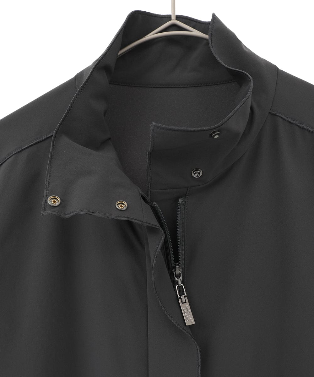 PYJEE16490 CHRISTIAN AUJARD(小さいサイズ)(メゾン ドゥ サンク) [軽い]タフタジップジャケット ライトグレー