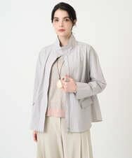 PYJEE16490 CHRISTIAN AUJARD(小さいサイズ)(メゾン ドゥ サンク) [軽い]タフタジップジャケット ライトグレー