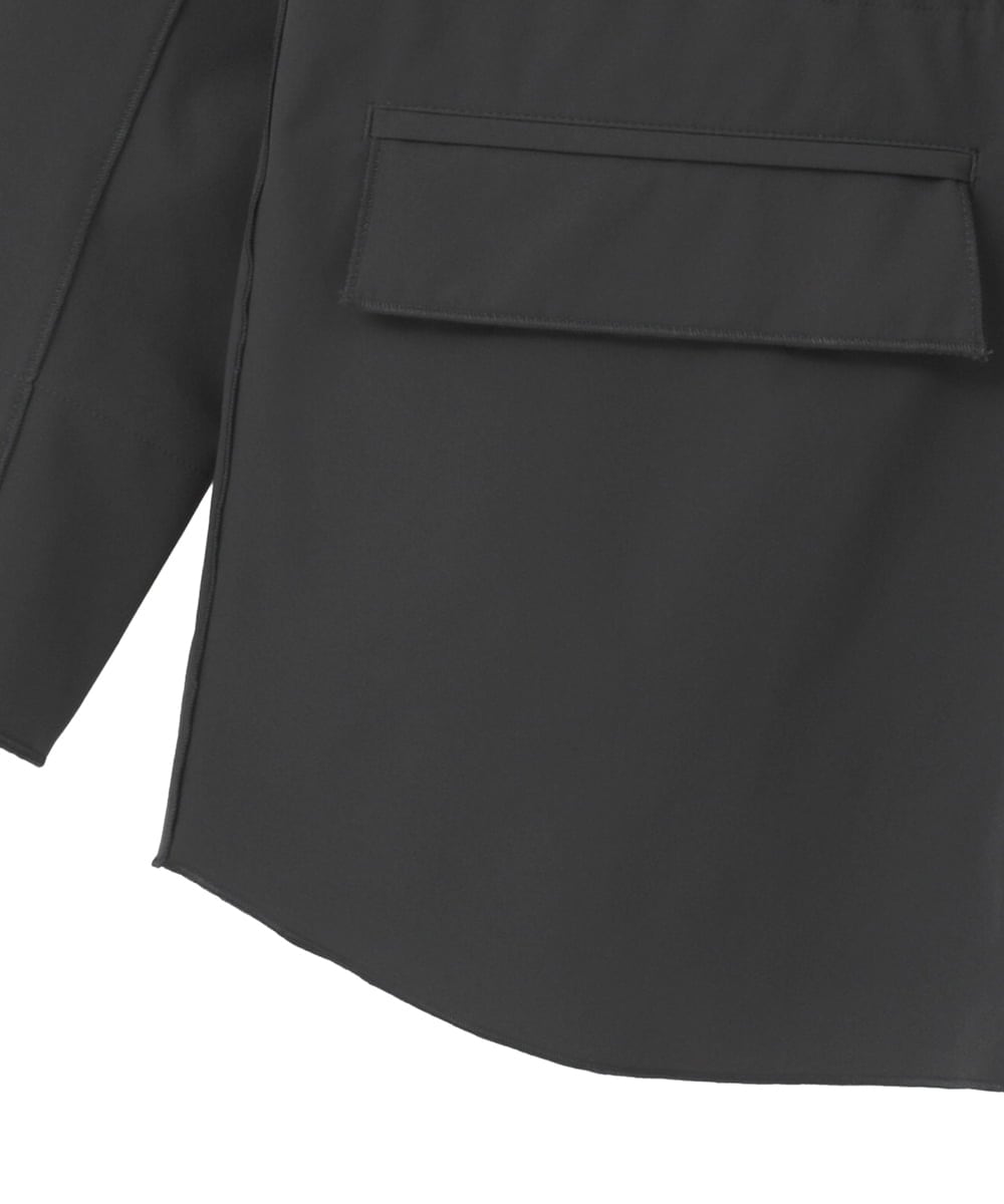 PYJEE16490 CHRISTIAN AUJARD(小さいサイズ)(メゾン ドゥ サンク) [軽い]タフタジップジャケット ライトグレー